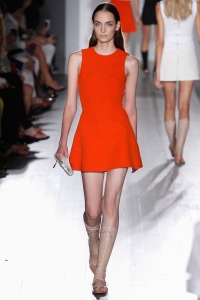 Look sporty with a scuba dress like this one at Victoria Beckham.