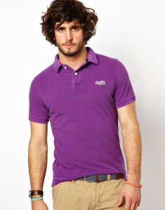Stay stylishly cool in a coloured polo by Superdry.