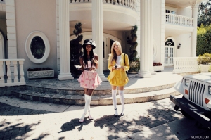 A page from the Clueless inspired lookbook by Wildfox.